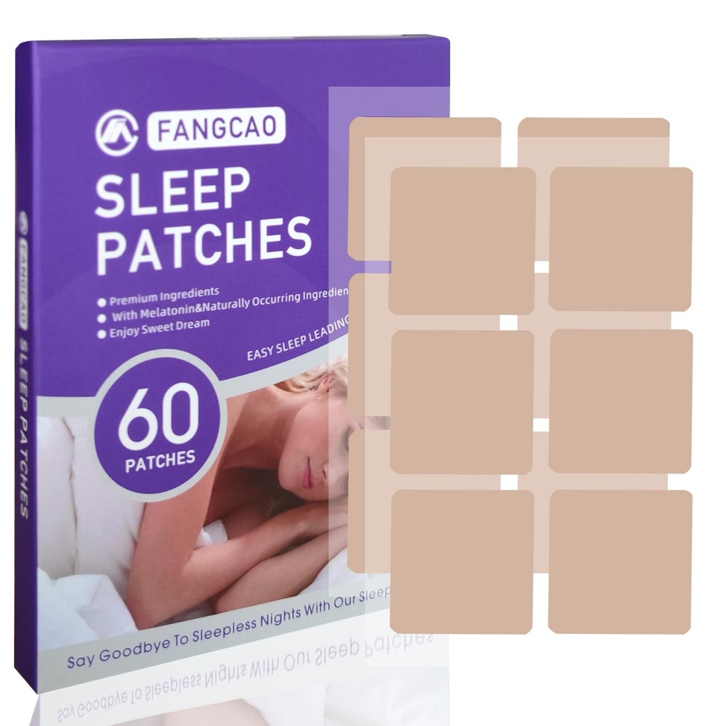 Patches de sono, Patch de sono para adultos, Ingredientes Premium atualizados 60 Patches conjunto, fácil de aplicar e confortável