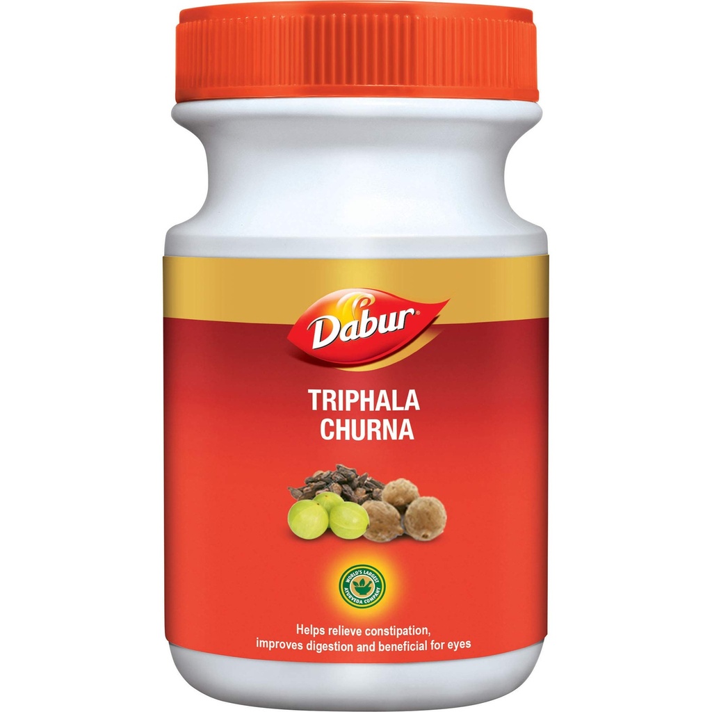 Dabur Triphala Churna Remédio Ayurvédico para a Saúde Gastrointestinal - 500 g