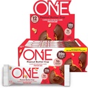 ONE Protein Bars, Amendoim Butter Cup, Gluten Free com 20g Protein e 1g Sugar, Pantry Staples, 2.12 oz (12 contagem)