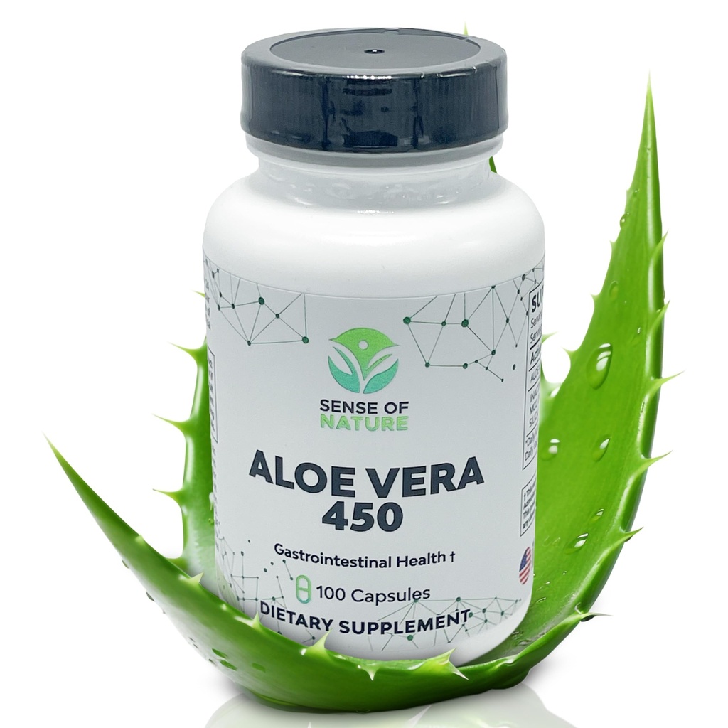 Aloe Vera 450 Cápsulas Orgânicas Não-GMO Aloe Vera Pills Feito com USDA Orgânica Aloe Vera Suplementos .