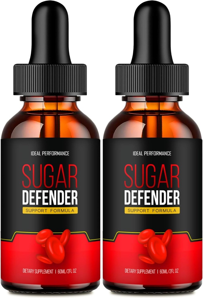 DESEMPENHO IDEAL Sugar Defender Drops, Sugar Defender Suplemento Liquid Drops - Força Máxima, SugarDefender Saúde e Bem-Estar Todas as Fórmulas Naturais, SugarDefender Liquid Reviews (2 Pack)