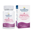 Natural nórdico Multivitamina pré-natal para mulheres - Vitaminas pré-natais vegetarianas diárias - 22 Nutrientes Essenciais, incluindo B6, Folato e Ferro - 60 Comprimidos - 30 Servimentos