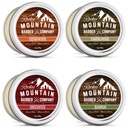 Balm Balm Variety Pack - 4 amostras naturais (1 oz cada) com óleo de Argan, manteiga de karité, óleo de coco e óleo de jojoba - rico em vitaminas e minerais