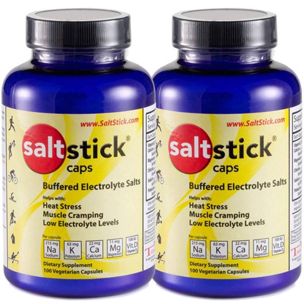 SaltStick Caps Electrolyte Replacement 100 Count (200 Cápsulas) (Packaging May Vary)