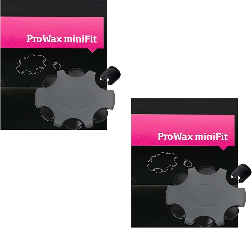(12 pcs) Minifit Prowax Wax Guards Filtros para aparelhos auditivos Oticon,Oticon Minifit aparelhos auditivos substituição peças suprimentos Kit de limpeza Acessórios (2 embalagens)