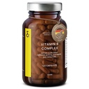 Complexo CLAV Vitamina B - 120 Cápsulas - Todas as 8 B Vitaminas com Co-Fatores Myo-Inositol & Choline - Suporta Metabolismo de Energia - Vegan - Made in Germany