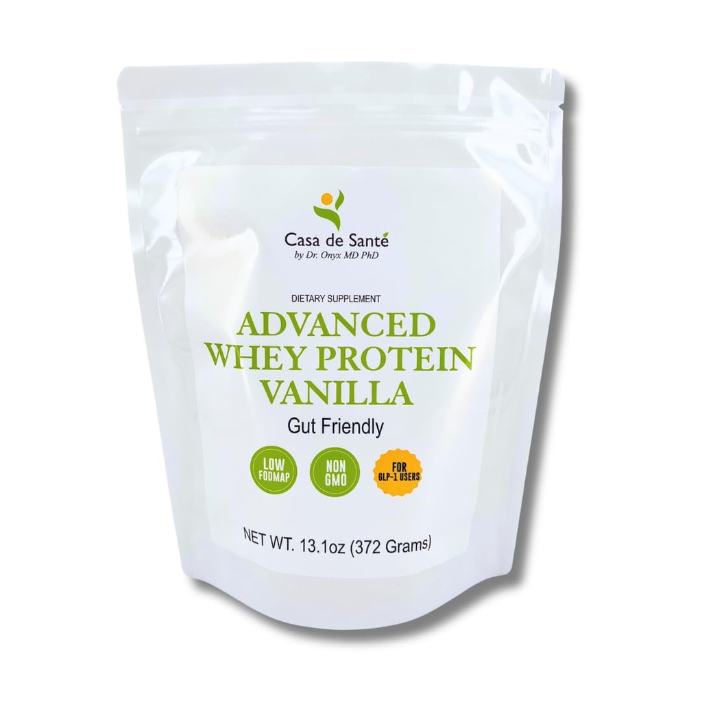 Baixo FODMAP Elemental Diet Protein Powder GLP1 IBS & SIBO Keto Paleo;ProHydrolase Digestive Enzimas;Gluten Soy Sugar & Grain Free;Low Carb Whey Protein Isolate (WPI) Gut Friendly All Natural Vanilla