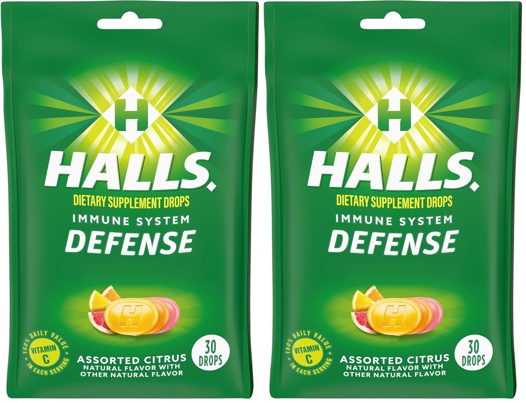 Salões Tosse Drops, Citrus variado, 30-ct (Pacote de 2)