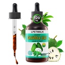 4 Fl Oz Soursop Graviola Leaf Extract Liquid Drops - Natrual Guanabana Leaves Drop - Orgânico Soursop Bitters Liquid Oil, 98% Absorção, 120ML Big Capacity