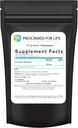 Prescrito para a vida N Acetil L Glutamina Pó, L Pure L Glutamina Aminoácidos Suplemento (12 oz / 340g)