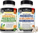 65 bilhões de UFC Suplemento Probiótico Diário (1 Mês de Abastecimento) Mais Advanced Prebiótico Gut Health Supplement (1 Mês de Abastecimento)