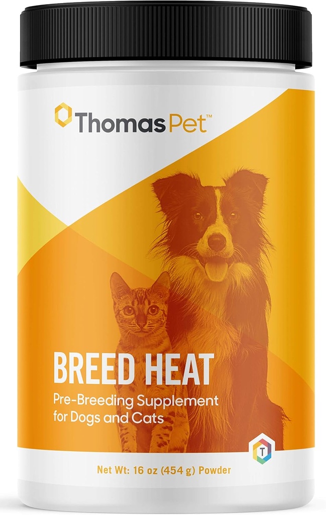 Breed Heat - Breeding & Reproductive Supplement for Dogs & Cats - Fórmula baseada em ervas