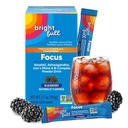 Suplemento Foco Açúcar Suplemento dietético gratuito Misture com Ashwagandha, Mane Leão, B Vitaminas B1 B2 B3 B5 B6 B12, para desempenho cognitivo & Clarity BlackBerry, 21 fornecimento dia