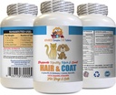 gato pele e casaco - Animais de estimação cabelo e casaco Boost - para cães e gatos - Suporta saudável unhas de cabelo da pele - Suplemento Vitamina para gatos - 1 garrafa (60 comprimidos)