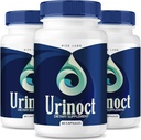 Rize labs (3 Pack) Suplemento de próstata de urinoto, Saúde de bexiga de urinoto, Fórmula avançada de função de próstata de urinoto, Urinoc Organic Herbal Blend Reviews, Flush de próstata de urinoto para fluxo (180 Cápsulas)