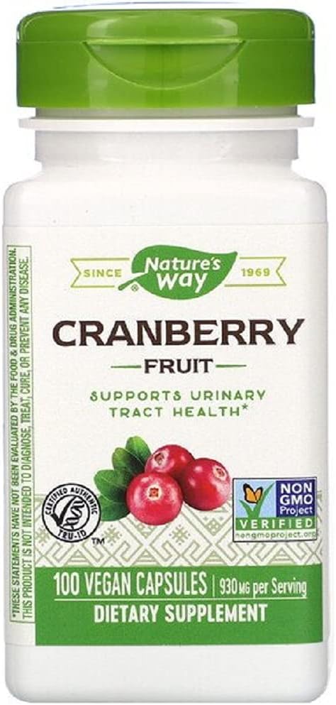 Natural Way Cranberry Fruit, 465 Mg, 100 Cap