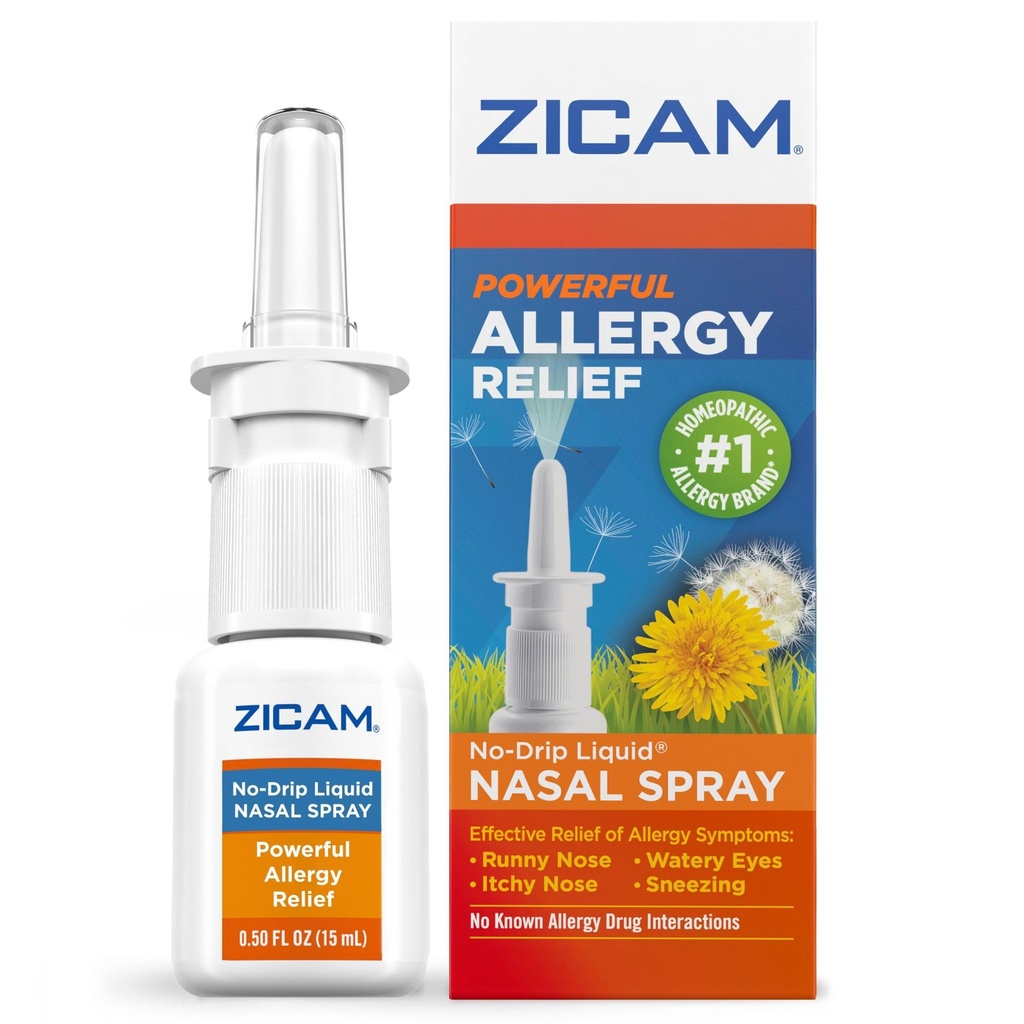 Zicam Alergia Não-Drip Liquid Nasal Spray Não-Drowsy, 0,5 onça