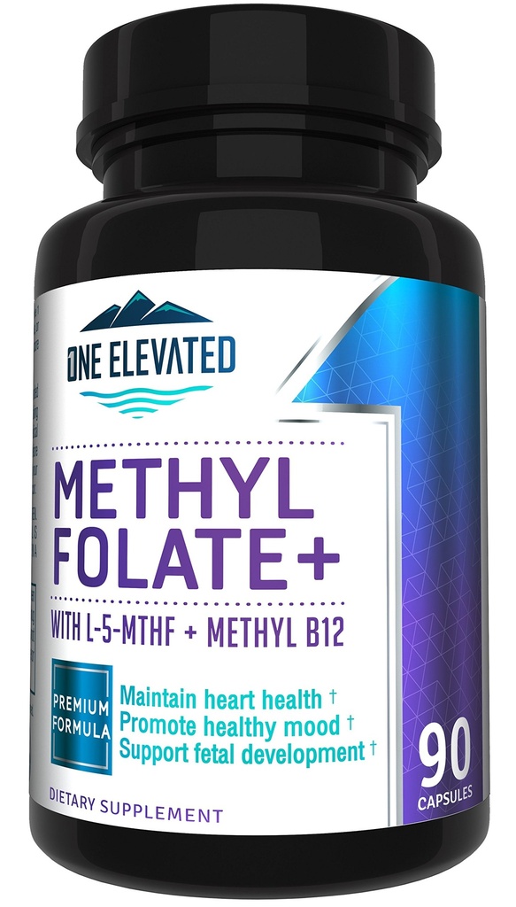 Força dupla e folato de metilo mais bioativo! Formulado exclusivamente com Metilcobalamina de grau farmacêutico mais elevado (B12), Niacin, B1, B2 B6. Funciona sinergicamente para Max Results-3 Month Supply
