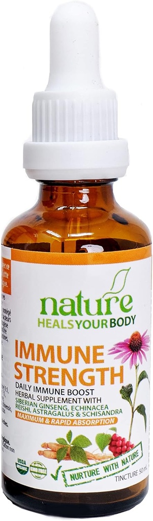 Força imunitária Tintura de ervas – Immunity Booster diário natural - Ginseng siberiano