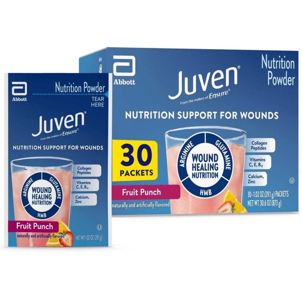 Medline Juven Powder Nutritional Supplement (Fruit Punch, Embalagem: 30EachCarton)