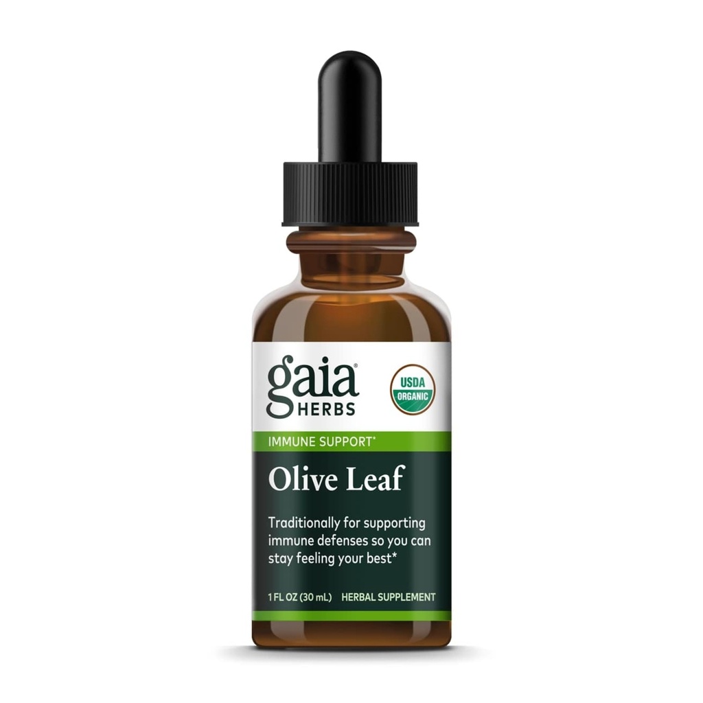 Gaia Herbs Olive Leaf 1 Fl Oz, Extrato Líquido
