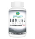 Best Earth Naturals Imune Support Supplement - Multi Vitaminas para Adultos com Vitamina C 30mg, Vitamina E 30 Iu, Açafrão, Cogumelo, Suplemento de Alho & Mais - 60 Cápsulas