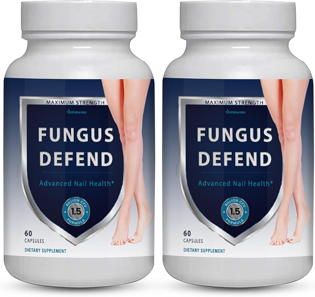 Fungos defender suplemento de fórmula avançada 2 pacotes 60 dias de fornecimento