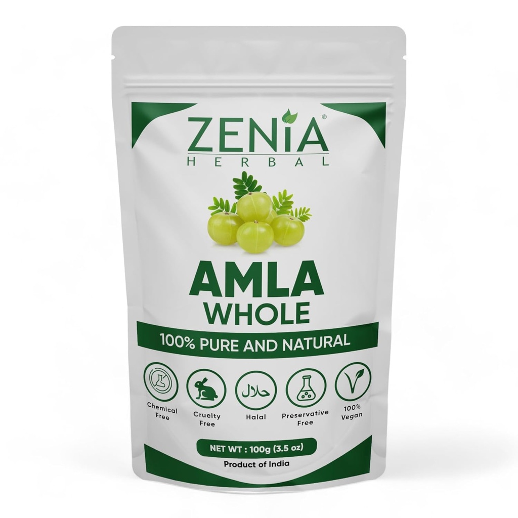 100 gramas Zenia seco Amla Gooseberry Ayurvedic tratamento do cabelo