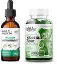 Selvagem & Orgânica Motherwort Tintura 2 fl oz & Valerian Raízes Gummies
