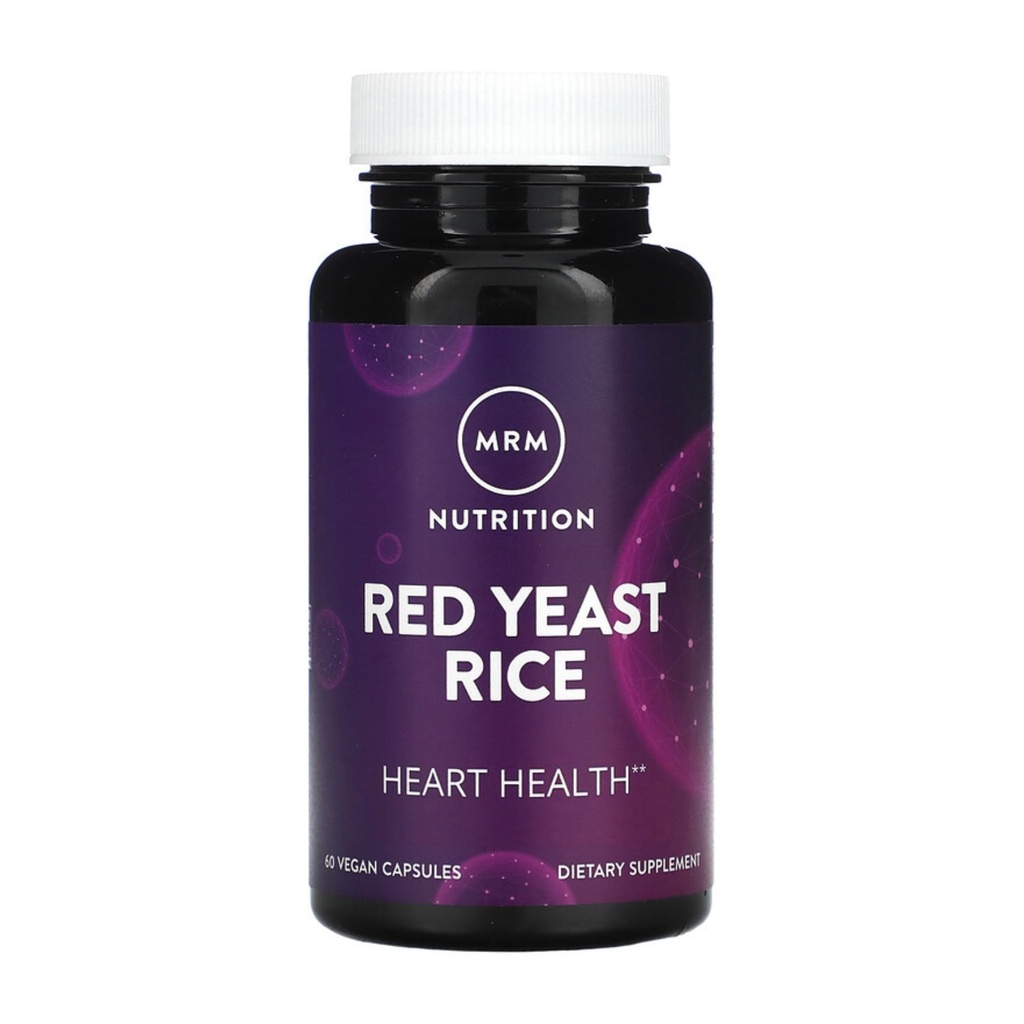 MRM Nutrition Red Yeast Rice - Monocolin K + Citrinina Grátis - Gluten Free + Vegan 30 Servings