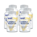 Pesquisa Energia Verificada Booster - Suporte Energético Natural - 360 Cápsulas - Cafeína Livre - B Vitaminas e Adaptogênios - 6 Mês de Abastecimento