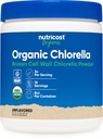 Nutricost chlorela orgânica em pó 8 onças - 3000mg por serviço - Não-GMO, sem glúten