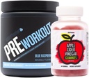 Sculpt Nation por V Shred Pre Treino Framboesa Azul e Apple Cider Vinagre Gummies Bundle