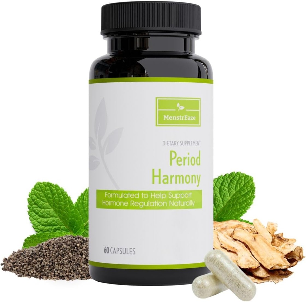 Equilíbrio hormonal para as mulheres, apoio feminino, menopausa e apoio PMS, com Black Cohosh, Vitex Berry & Dong Quai - 30 Serve