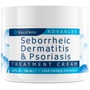 Roycederm Seborreic Dermatitis Cream, Tratamento de escalpe para Psoríase, Foliculite, Escalpe Seco, Dandruff, Creme Anti-Itch para alívio calmante
