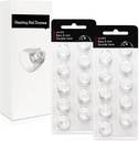 Vent duplo 6mm-Hearing Aid Domes for Oticon Minifit, Oticon Hearing Aid Supplies, Replacements Parts Accessories Universal Oticon Domes for Hearing Aids Cleaning Kits (20 Pcs)