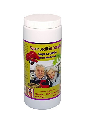 Complexo de Lecitina Super (200 Cápsulas)