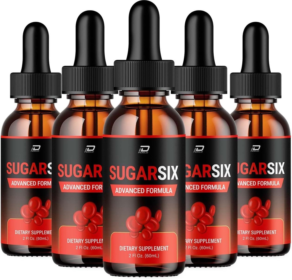 Sugar Six Drops fórmula saudável - Dietary Supplement Drops - Extra força SugarSix Drops líquido, Sugar Six Drops Comentários (5 pacote – 5 meses de fornecimento)