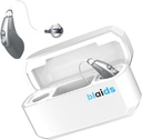 BlaidsX Neuro Recarregável RIC + Aids auditivos programáveis para adultos com aplicativo móvel Teste de audição e cancelamento de ruído, Aids auditivos para idosos, Dual Mic & 96 canais DSP. Processador USA-Made