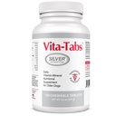 Prata - Vitaminas, Minerais, Nutrientes - Suporte para Cão Sênior - Suplemento para Osso Saudável, Conjunto, Energia, Sistema Imune - 100 Comprimidos Mastigáveis