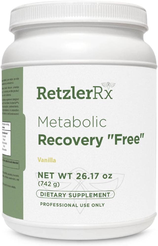 Fórmula de Recuperação Metabólica HormoneSynergy - Optimal Gastrointestinal, Hepática e Intestinal Suporte GHI - Açúcar e Estevia Vanilla Livre