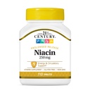 21o século Niacin 250 mg Comprimidos, 110-Count (Pack de 2)