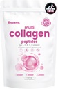 Boysea. Pó de Peptídeos de Multi-Colagénio - Tipos de Peptídio de Proteína Hidrolisada I, II, III, V, X com Biotina e Vitamina C, Suporta a Pele, Cabelo, Unhas e Juntas, Sem sabor, Não-GMO, Gluten-Free, Easy Mix 1LB
