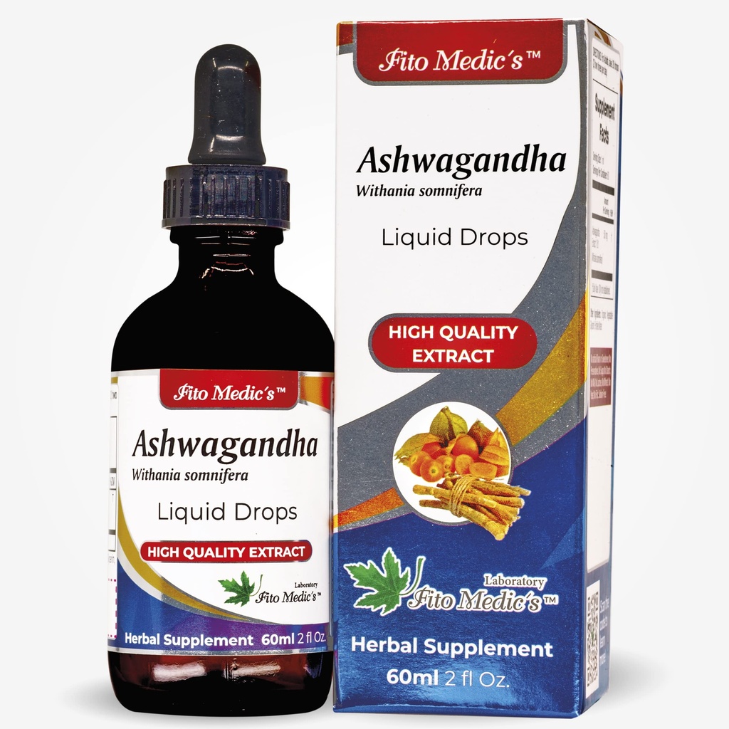 Lab - Ashwagandha Líquido, suporte natural para alívio de estresse, assistência ao sono e engrandecedor de humor.