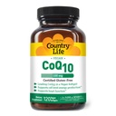 Country Life Simply CoQ10, Suporta Função do Coração, 100mg, 120 Softgels, Certificado Gluten Free, Certificado Vegan...