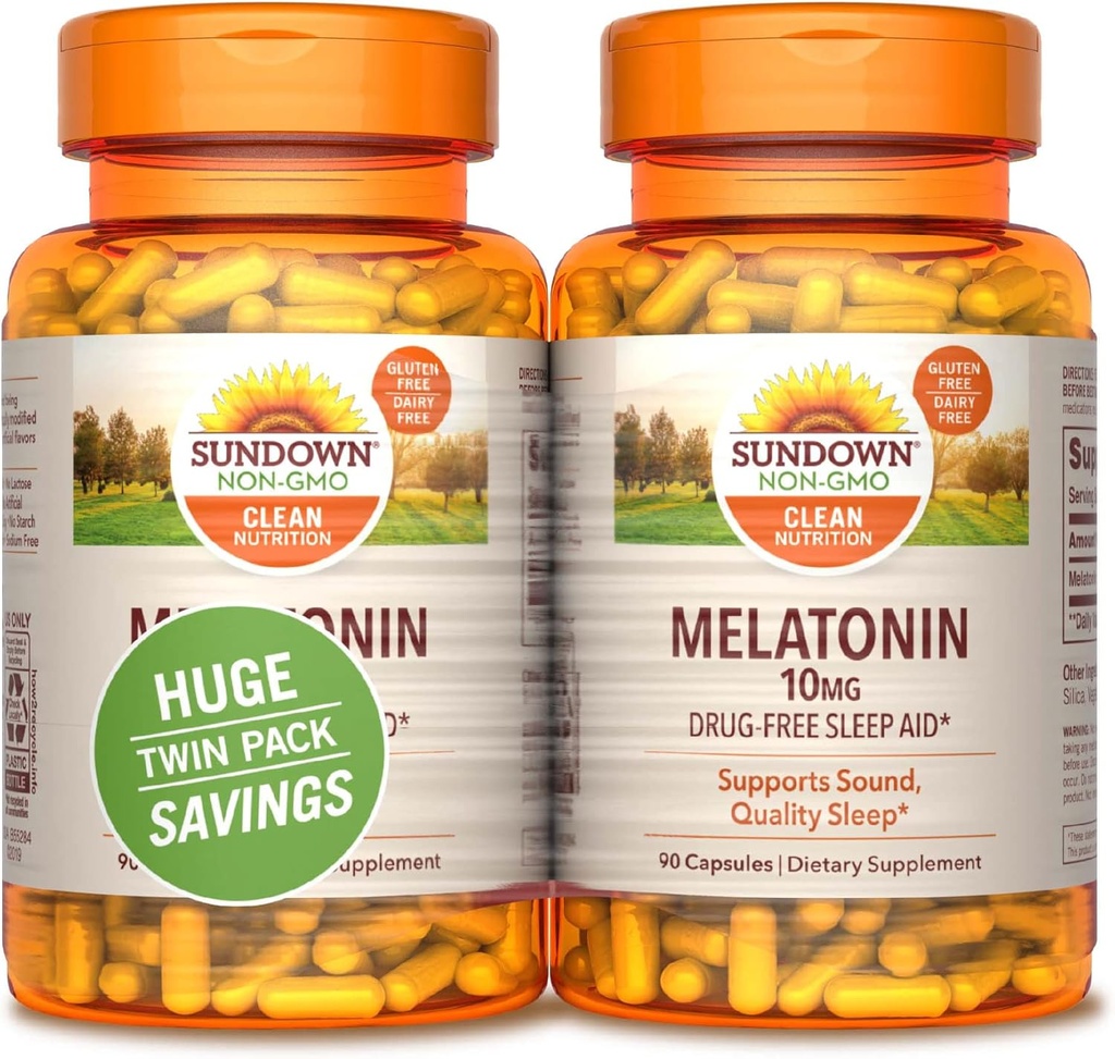 Melatonina Sundown, 90 (Pacote de 2)