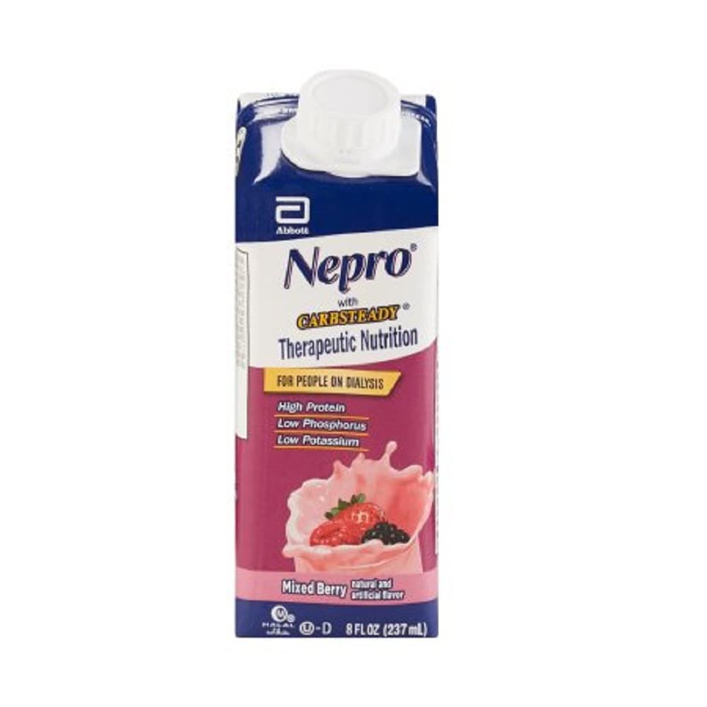Nepro com carboidrato Firme Nutrição Completa, Cereja Misturada, Caso de 24 recipientes