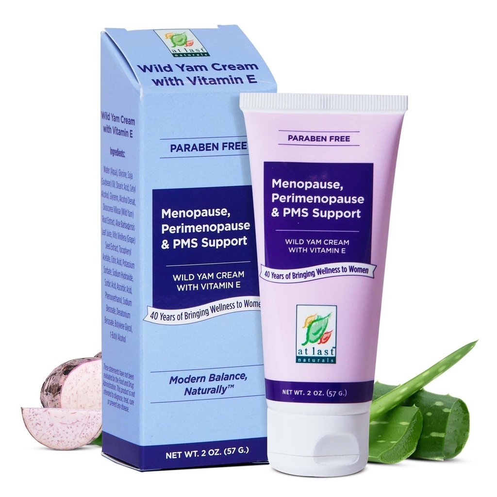 No último Naturals Wild Yam Cream Hormone Balance for Women Menopause PMS alívio com vitamina E ajuda a pele seca suave reduzir flashes quentes e promove bem estar (2 oz 1 embalagens)