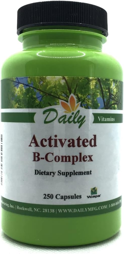 Manufacturing diário B-Complex (formas ativadas de vitaminas multi B) 250 Capules