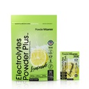 PóVitamina Eletrolitos Pó Plus, Keto, Limonada, Açúcar Zero, 1000mg Potássio, 120mg Cálcio, 120mg Magnésio, Não-GMO, Calorias Zero, 30Hidratação Packets